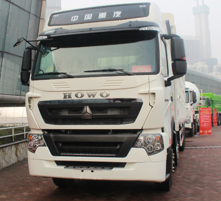 ZZ1317M4661V ساينو تراك HOWO البضائع تسليم شاحنة 8X4 371hp للبيئة القاسية