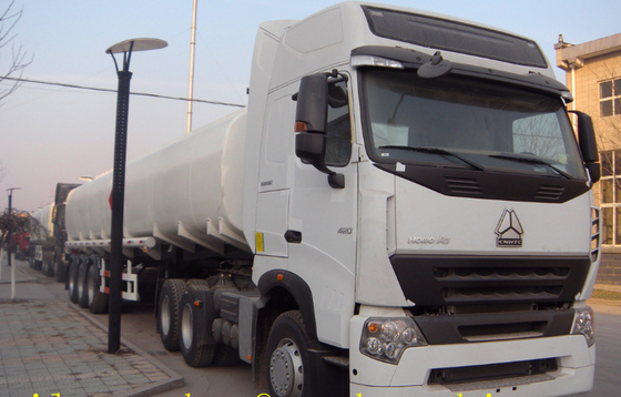 ZF8098 ألمانيا توجيه خزان الوقود شاحنة 6 × 4 25000L HC16 المحاور الخلفية