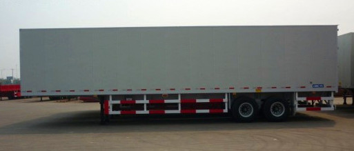 2 المحاور الثقيلة نصف المقطورات نصف فان مقطورة 13000kg قدرة التحميل