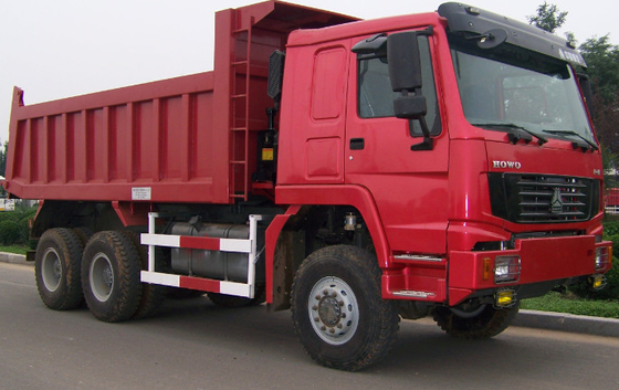 ZZ2167M5227 6x6 القمامة المطحنة شاحنة جميع العجلات محرك الشحن البضائع ساينو تراك يورو II 380hp الطاقة