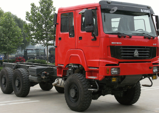 ZZ2167M5227 6x6 القمامة المطحنة شاحنة جميع العجلات محرك الشحن البضائع ساينو تراك يورو II 380hp الطاقة