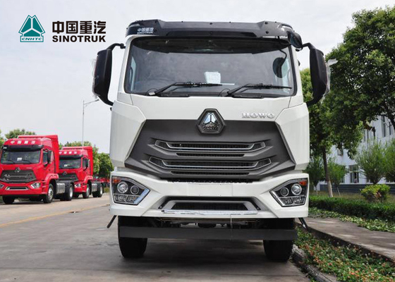10 عجلات ساينو تراك هوهان N7B برايم المحرك شاحنة اليورو 2 371HP 6 × 4 HF9 طبل الفرامل