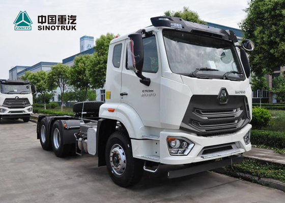 10 عجلات ساينو تراك هوهان N7B برايم المحرك شاحنة اليورو 2 371HP 6 × 4 HF9 طبل الفرامل