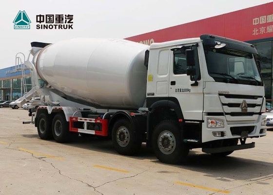 دائم ساينو تراك HOWO EURO 2 371HP شاحنة خلط الخرسانة 8X4 10CBM 12CBM 12 عجلات