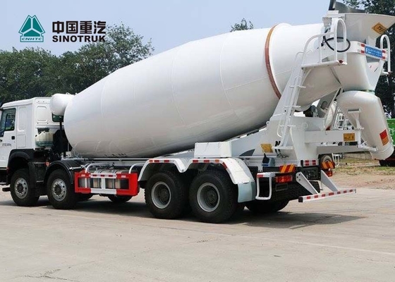 دائم ساينو تراك HOWO EURO 2 371HP شاحنة خلط الخرسانة 8X4 10CBM 12CBM 12 عجلات