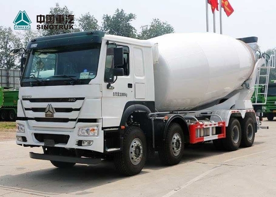 دائم ساينو تراك HOWO EURO 2 371HP شاحنة خلط الخرسانة 8X4 10CBM 12CBM 12 عجلات