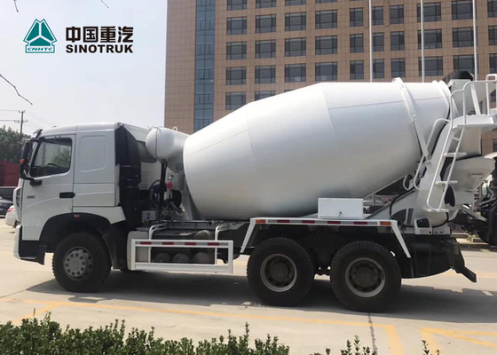 الثقيلة اليورو 2 371HP البسيطة شاحنة خرسانة 6 × 4 10 عجلات 8CBM HOWO A7