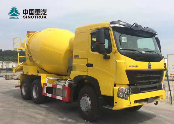 الثقيلة اليورو 2 371HP البسيطة شاحنة خرسانة 6 × 4 10 عجلات 8CBM HOWO A7