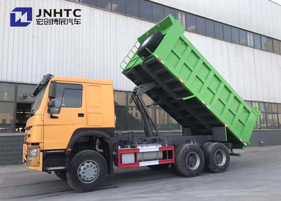 HOWO 6X4 18CBM التجاري تفريغ شاحنة الثقيلة 5400x2300x1500mm حياة طويلة