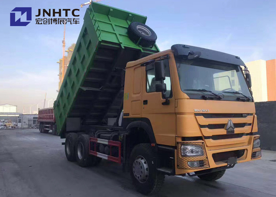 HOWO 6X4 18CBM التجاري تفريغ شاحنة الثقيلة 5400x2300x1500mm حياة طويلة