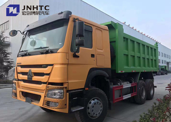 HOWO 6X4 18CBM التجاري تفريغ شاحنة الثقيلة 5400x2300x1500mm حياة طويلة