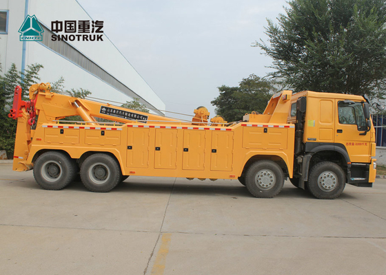 8X4 ساينو تراك HOWO 30T 40T الثقيلة دوارة هادم جر شاحنة 12 عجلات