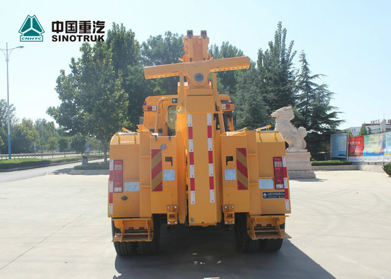8X4 ساينو تراك HOWO 30T 40T الثقيلة دوارة هادم جر شاحنة 12 عجلات