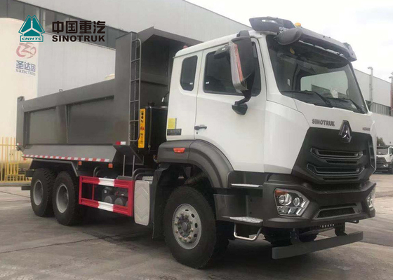 ساينو تراك HOHAN HOWO N7B شاحنة قلابة 6 × 4 371HP 20cbm HYVA اسطوانة الرفع الأمامية