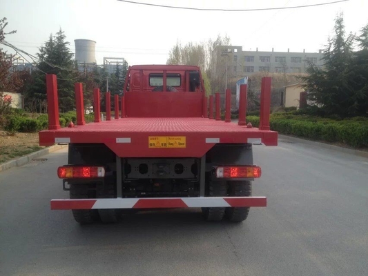 371hp ساينو تراك Howo7 البضائع حاوية شاحنة 30T مسطحة 6 × 4 10 عجلات مع 1 قطع الغيار