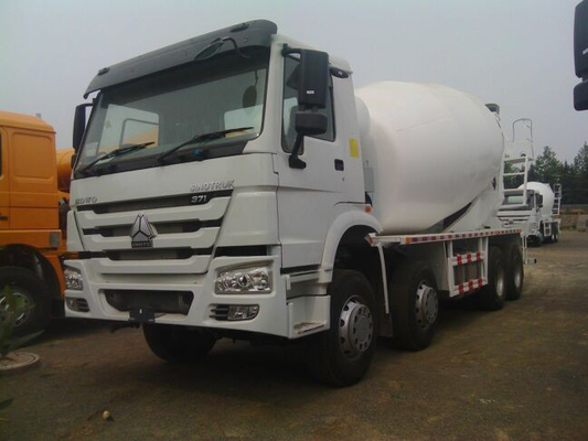10cbm 6x4 / 8x4 ساينو تراك HOWO شاحنة خلط الخرسانة ، شاحنة دفعة ملموسة