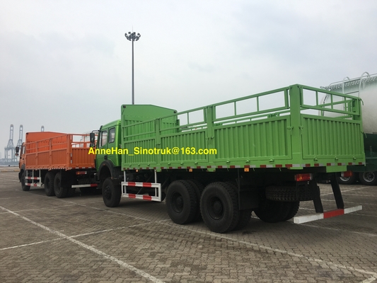 2638 380hp الطاقة بيبين البضائع النقل شاحنة 6 × 4 عشرة ويلر الثقيلة