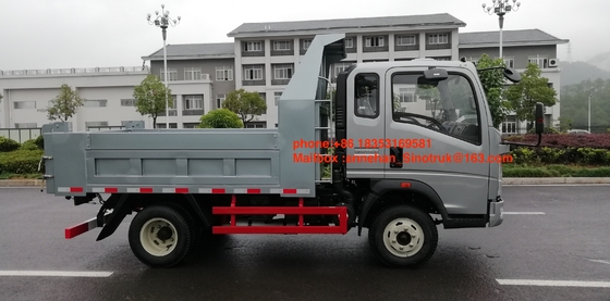 5T شاحنة قلابة جديدة Sinotruk Homan 4x2 6tires Euro3 emission stander Light Truck