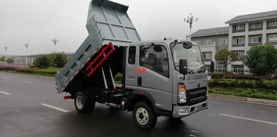 5T شاحنة قلابة جديدة Sinotruk Homan 4x2 6tires Euro3 emission stander Light Truck