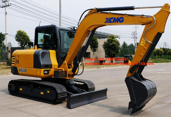 حفارة خفيفة واجب XE60D ، حفارات زحافة هيدروليكية بوزن تشغيل 6T