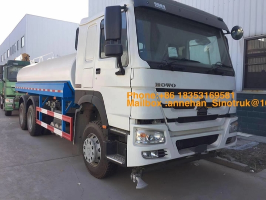 6 × 4 20000 لتر 371hp خزان المياه شاحنة مع نظام الرش من ساينو تراك Howo7
