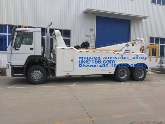 Lhd 10 عجلات شاحنة بضائع ثقيلة 6 * 4 20t-30t الطريق هادم سحب شاحنة اليورو 2
