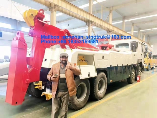 Lhd 10 عجلات شاحنة بضائع ثقيلة 6 * 4 20t-30t الطريق هادم سحب شاحنة اليورو 2