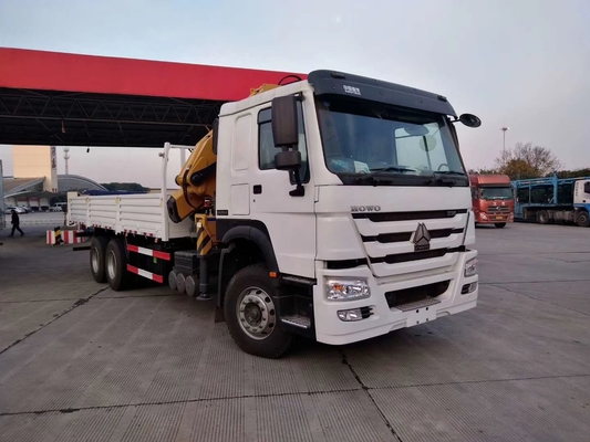 رافعة هيدروليكية Sinotruk Howo 6x4 Euro 2 سائق اليد اليسرى سائق اليد اليمنى