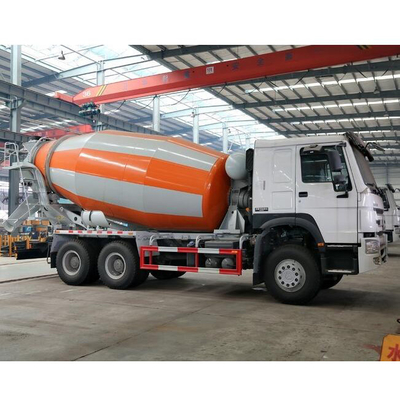 336hp Sinotruk Howo7 10m3 8m3 خزان خلاطة الخرسانة 6x4 Lhd أبيض اللون