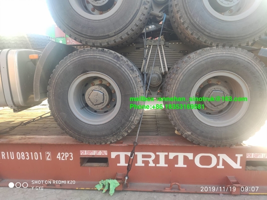 A7 420hp Lhd 6x4 شاحنة جرار ساينو تراك مع 3.5 بوصة Kingpin Euro2