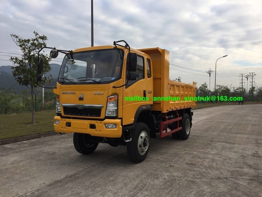 4x4 5-10t تحميل Capaicty Light Duty الشاحنات التجارية Sinotruk Brand Euro3 Lhd