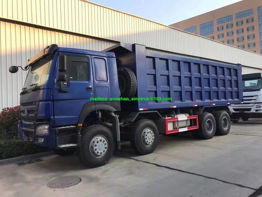 8x4 Rhd 12 عجلات 25-30m3 شاحنة قلابة ثقيلة Sinotruk Howo7 قلابة Euro2