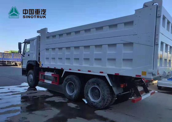 SINOTRUK 375hp 20CBM HOWO مستعملة شاحنة قلابة مستعملة 5600 * 2300 * 1500 مم