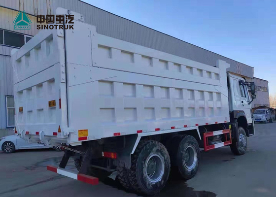 SINOTRUK 375hp 20CBM HOWO مستعملة شاحنة قلابة مستعملة 5600 * 2300 * 1500 مم