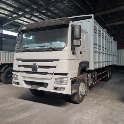الأبيض SINOTRUK HOWO 6X4 شاحنة بضائع ثقيلة Euro II الانبعاثات القياسية