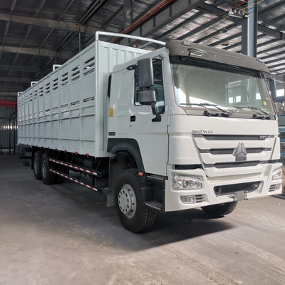 الأبيض SINOTRUK HOWO 6X4 شاحنة بضائع ثقيلة Euro II الانبعاثات القياسية
