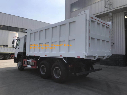 Euro4 Sino Howo Dump Truck 381hp 20M3 Front Lifting 6x4 10 Wheels Low Noise Low