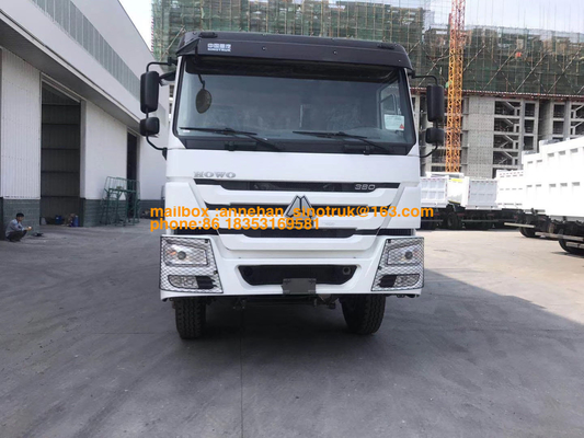 Euro4 Sino Howo Dump Truck 381hp 20M3 Front Lifting 6x4 10 Wheels Low Noise Low