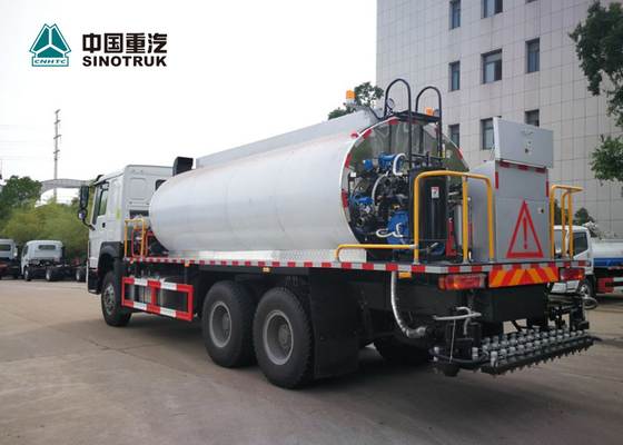 Sinotruk Howo 290hp 4x2 Bitumen Sprinkler 10 cbm Liquid Tank شاحنة صهريج الأسفلت