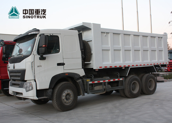 13R22.5 الإطارات بلا أنابيب Sinotruk Howo 6x4 Dump Truck A7 371hp 20CBM