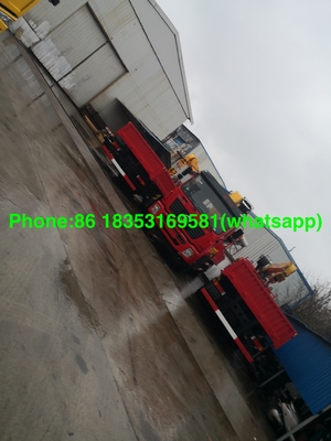 Sinotruk Xcmg 10T Stright Arm Truck Mounted Crane مع 7000MM Cargo Box Euro2 LHD