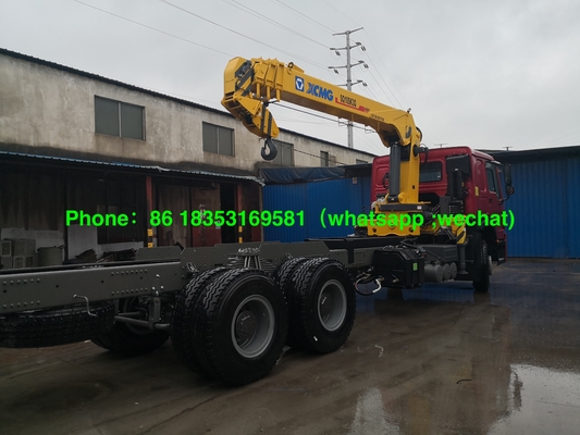 Sinotruk Xcmg 10T Stright Arm Truck Mounted Crane مع 7000MM Cargo Box Euro2 LHD