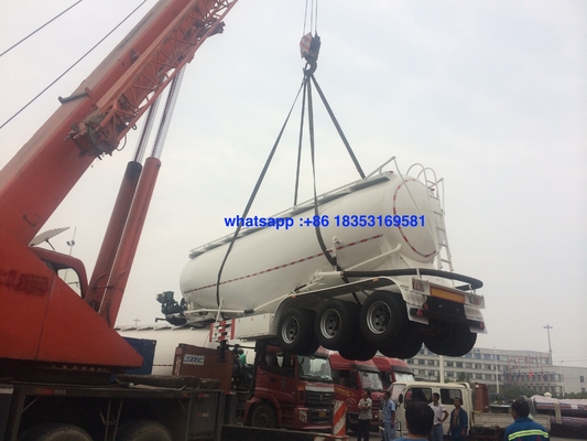 60T Weichai Engine 60M3 مقطورة صهريج الاسمنت السائب