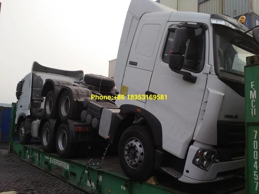 10 عجلات Euro2 420hp Howo 6x4 شاحنة جرار