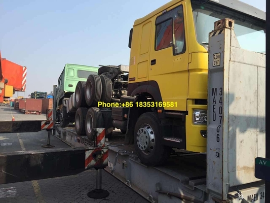 شاحنة جرار Sinotruck Howo7 6x4 10wheels 371hp 420hp LHD Euro2