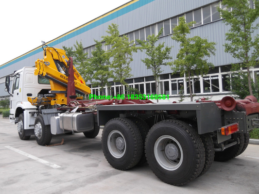 10T 6500mm Cargo Box Sinotruk Howo7 منصة رافعة هيدروليكية