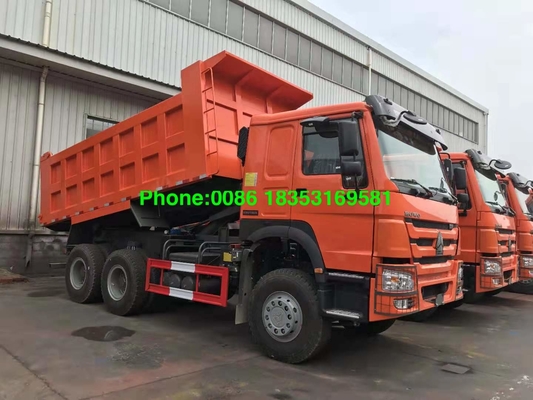 شاحنة قلابة Zz3257n3847a Orange 20M3 Howo A7
