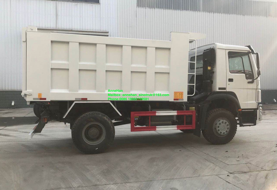 4 × 2 6 إطارات 15M3 الشاحنات الثقيلة تفريغ منتصف رفع اليد اليمنى