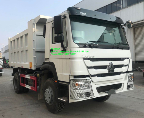 4 × 2 6 إطارات 15M3 الشاحنات الثقيلة تفريغ منتصف رفع اليد اليمنى