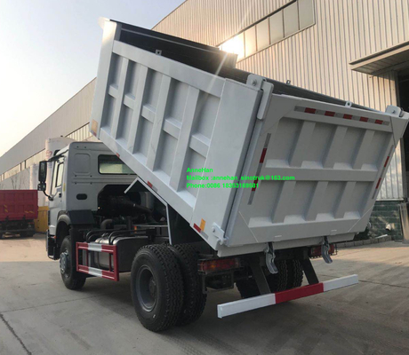 4 × 2 6 إطارات 15M3 الشاحنات الثقيلة تفريغ منتصف رفع اليد اليمنى